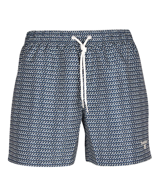 Barbour Diamond Geo Swim Men's Pants Navy | NUYX-79653