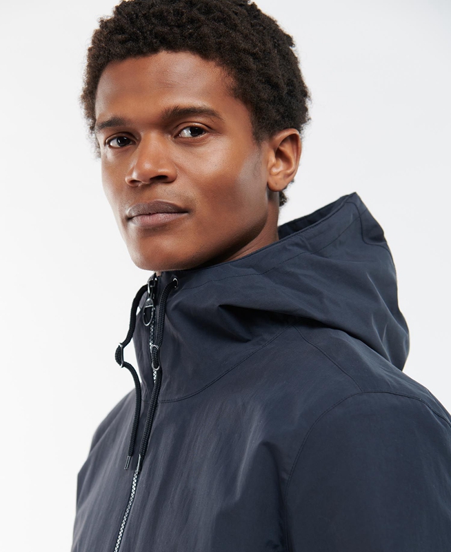 Barbour Dillon Men's Waterproof Jackets Navy | JXBT-65279