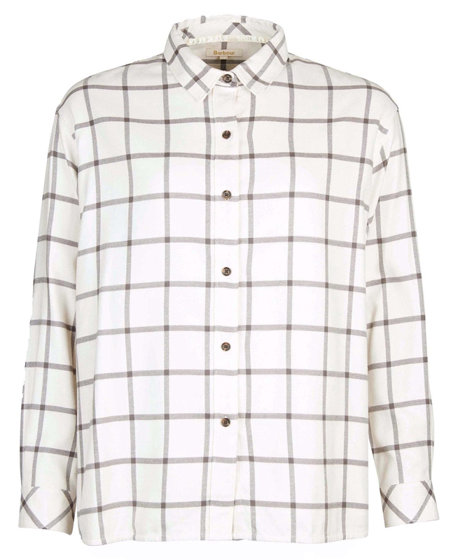 Barbour Elena Women's Shirts Cream | QCGP-82973