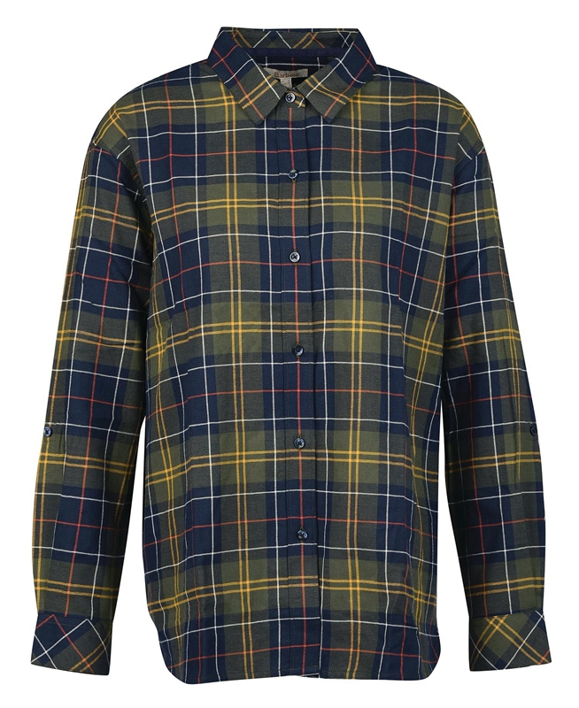 Barbour Elishaw Women's Shirts Multicolor | DEXI-74826