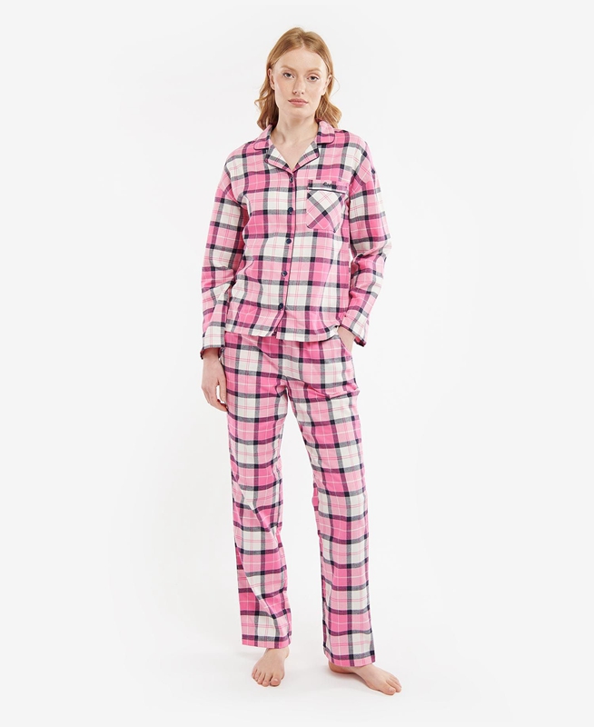 Barbour Ellery PJ Set Women's Nightwear Pink | DAKS-89372