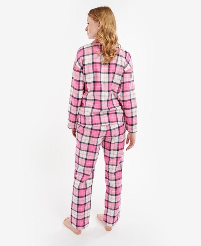 Barbour Ellery PJ Set Women's Nightwear Pink | DAKS-89372