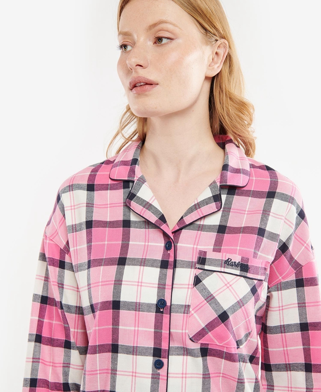 Barbour Ellery PJ Set Women's Nightwear Pink | DAKS-89372