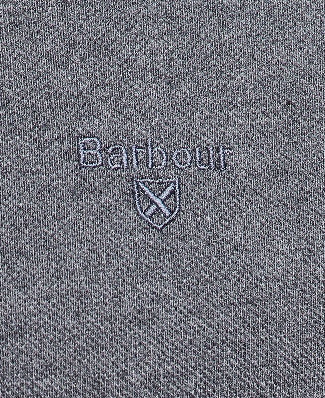 Barbour Essential Langarmshirt Sports Men's Polo shirts Grey | XFJN-34869