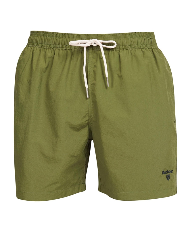 Barbour Essential Logo 5'' Swim Men's Pants Olive | MNQZ-25096