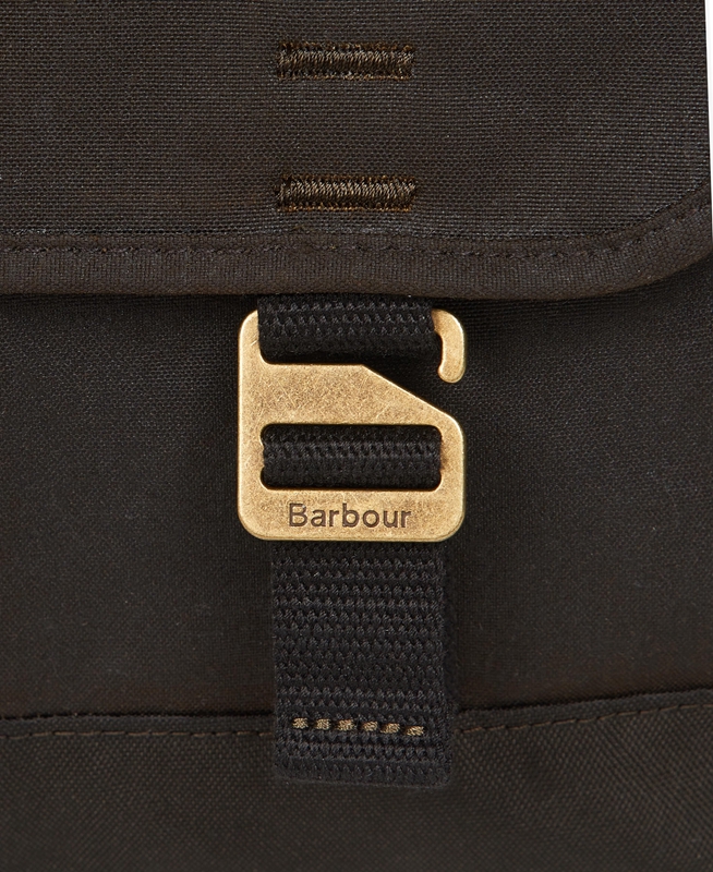 Barbour Essential Wax Messenger Men's Bags Olive | TMDG-35948