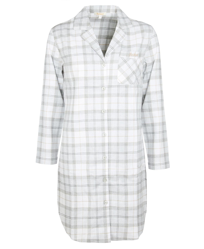 Barbour Etta Nightshirt Women's Nightwear Grey | UONK-14503