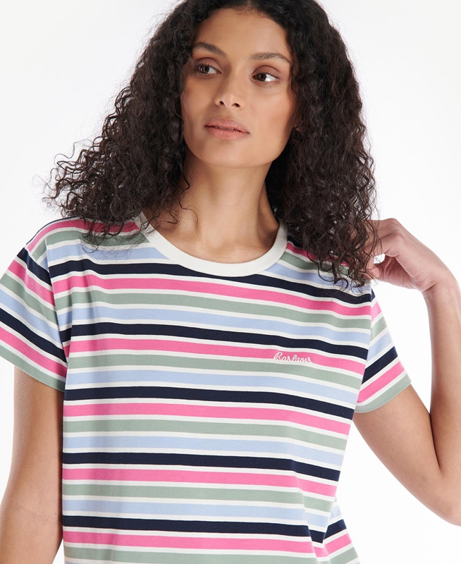 Barbour Evergreen Top Women's T Shirts Multicolor | JHDW-93247