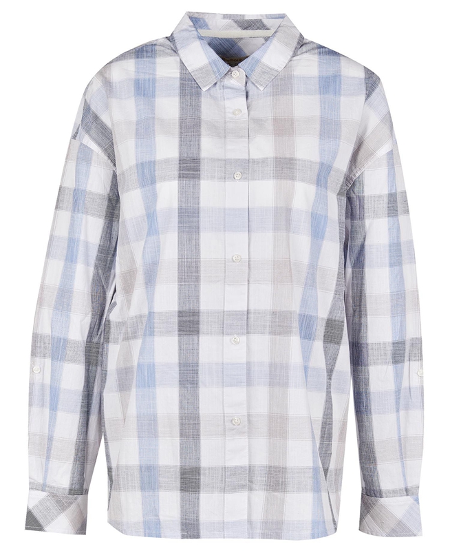 Barbour Explorer Lara Women's Shirts Blue | YAJT-61049