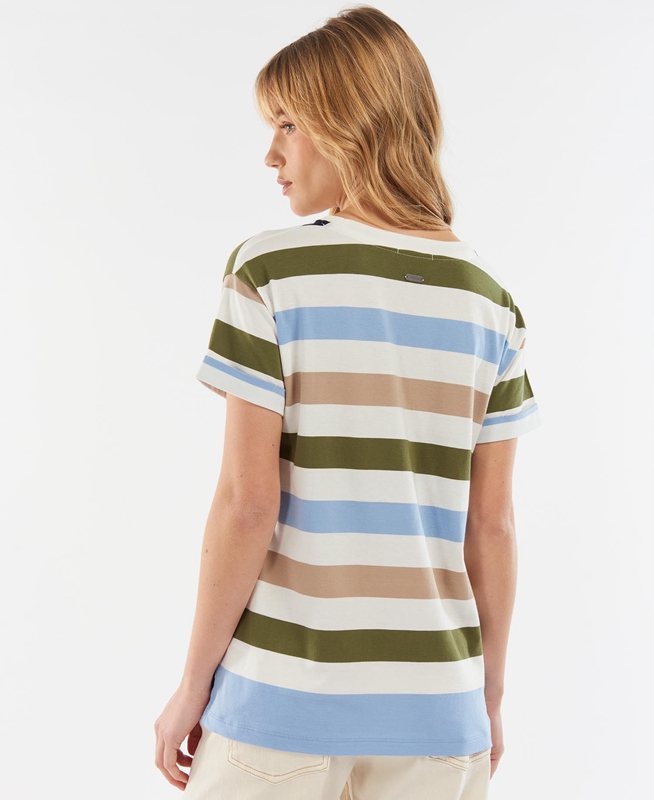 Barbour Explorer Marley Top Women's T Shirts Multicolor | BNMT-30465