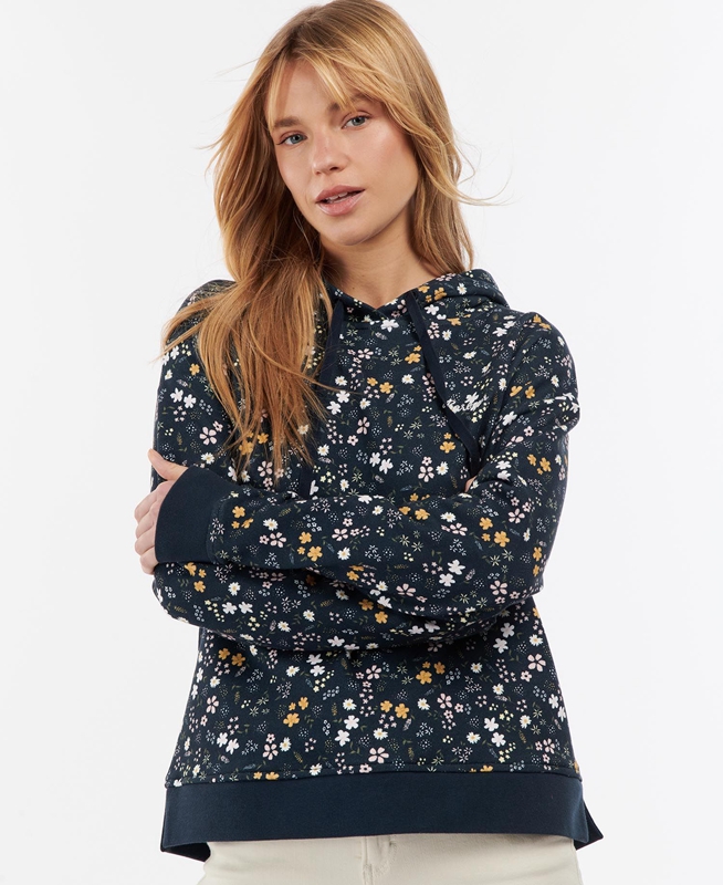 Barbour Ferryside Women's Sweatshirts Navy | PGFT-18450