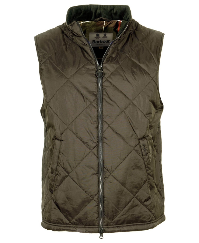 Barbour Finn Men's Vest Green | OMZH-75142