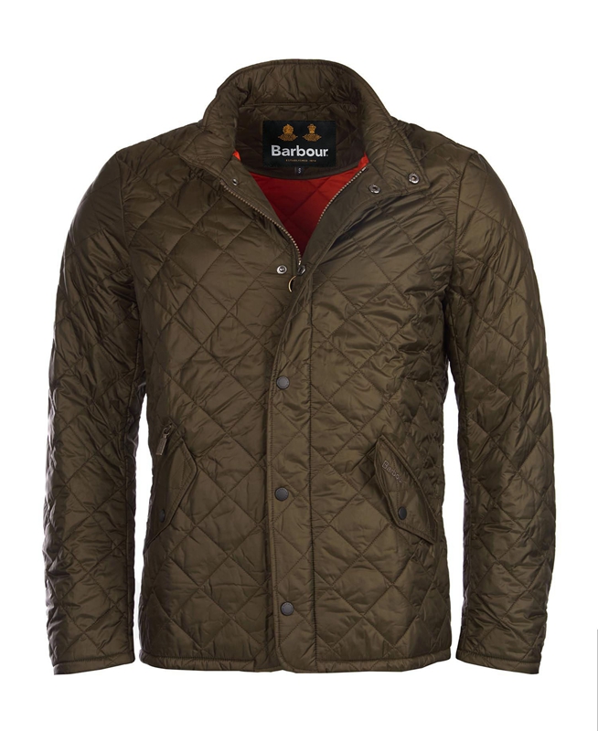 Barbour Flyweight Chelsea Men's Quilted Jackets Olive | EAYU-31764