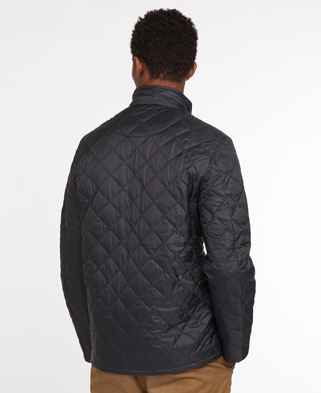 Barbour Flyweight Chelsea Men's Quilted Jackets Black | MQGP-13957