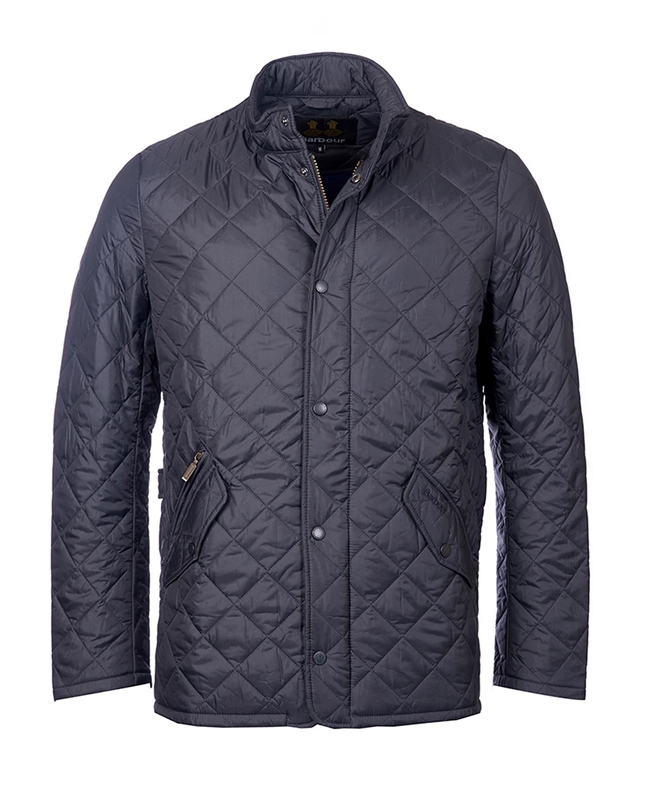 Barbour Flyweight Chelsea Men's Quilted Jackets Navy | ZQLS-12695