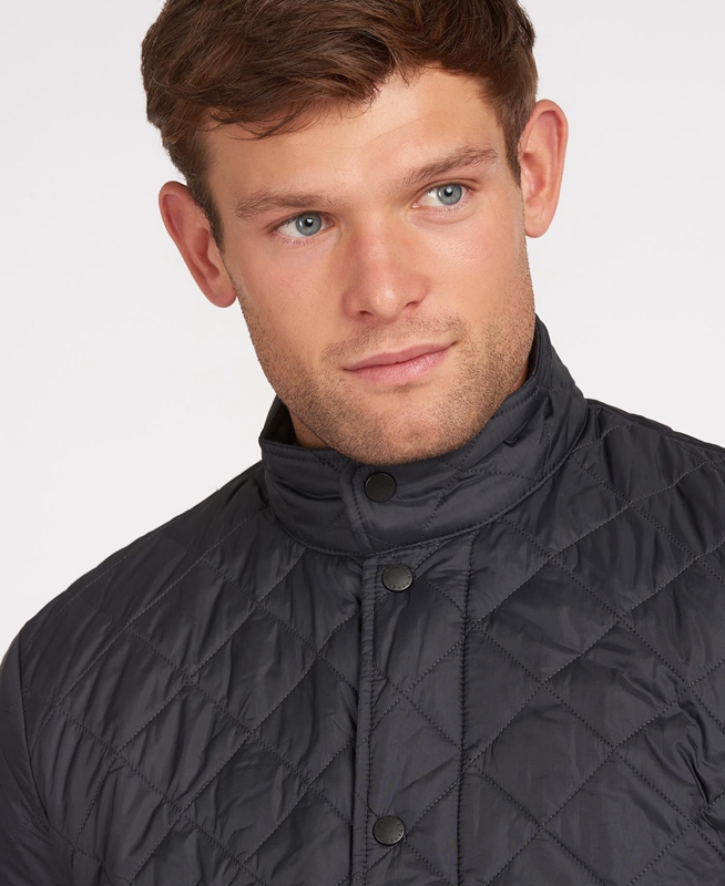 Barbour Flyweight Chelsea Men's Quilted Jackets Navy | ZQLS-12695