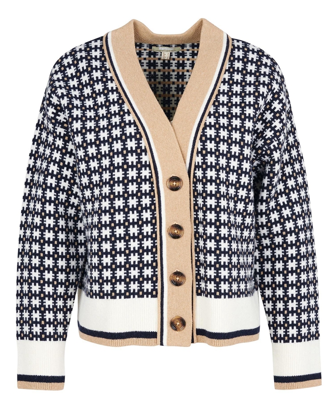 Barbour Francesca Cardigan Women's Sweaters Multicolor | IAEU-35708