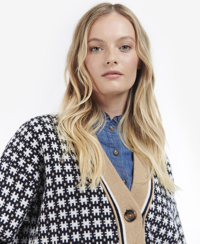 Barbour Francesca Cardigan Women's Sweaters Multicolor | IAEU-35708