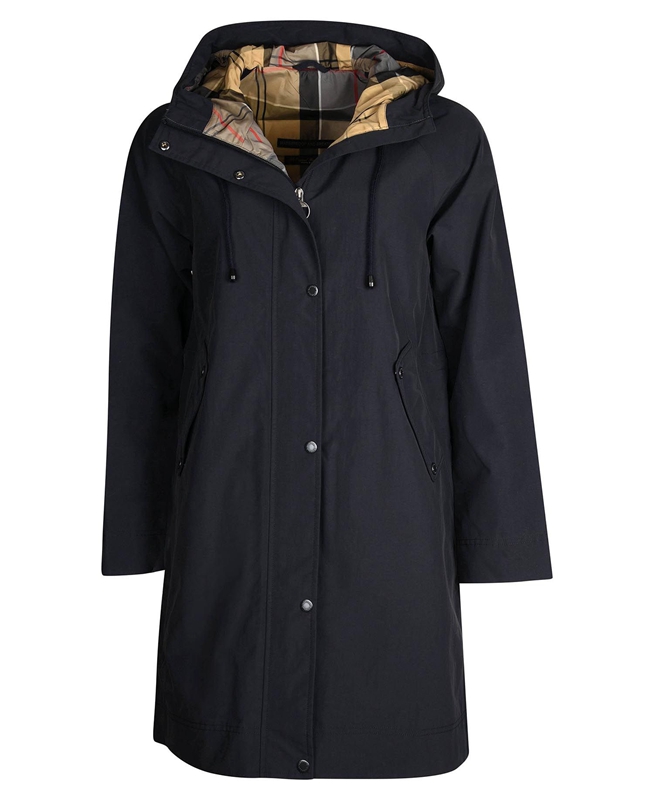 Barbour Galium Women's Waterproof Jackets Navy | VERG-64795