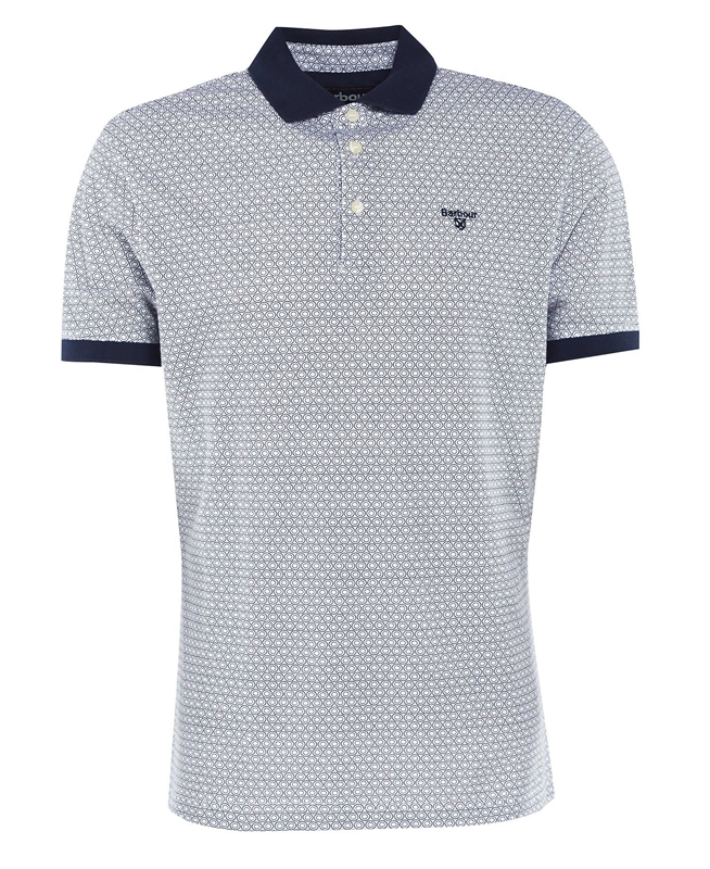 Barbour Gateside Men's Polo shirts Blue | YDGT-15904