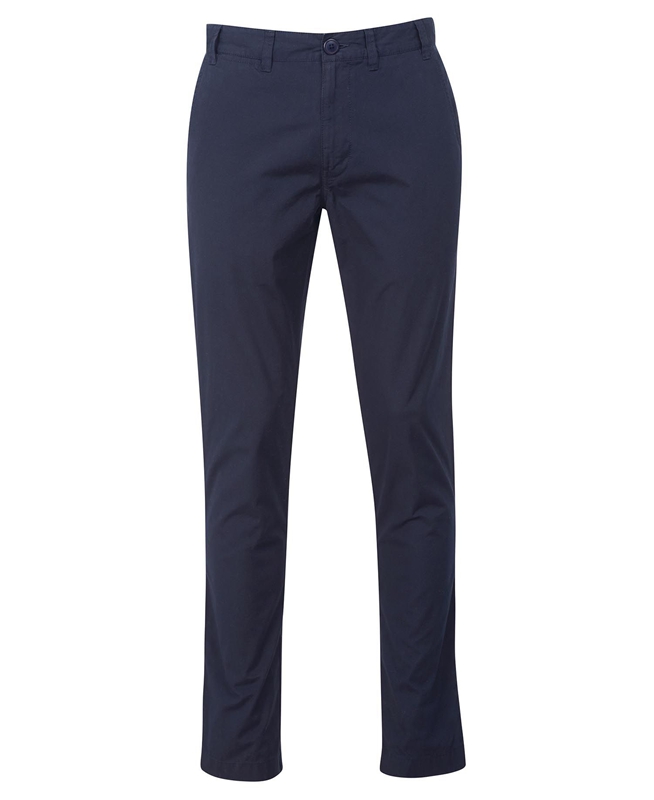 Barbour Glendale Chino Men's Pants Navy | YKSP-62154