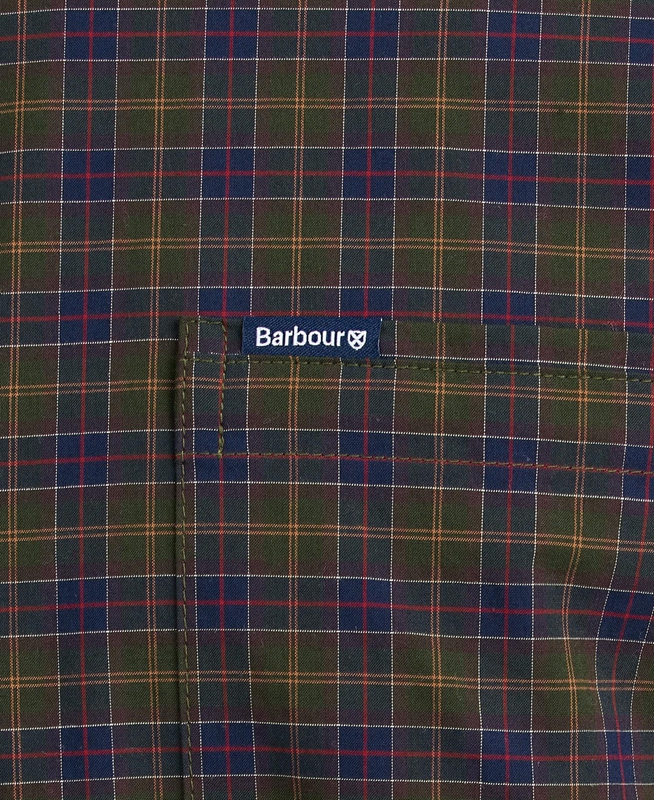 Barbour Hemd Lomond Tailored Men's Shirts Olive | XGNK-46091