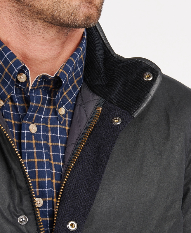 Barbour Hereford Men's Waxed Jackets Blue | AHMN-21756