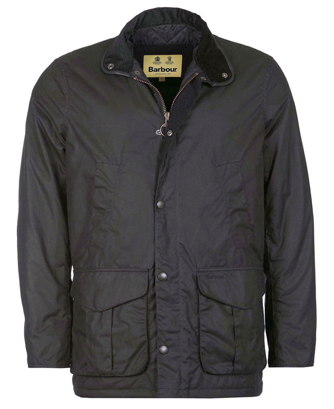 Barbour Hereford Men's Waxed Jackets Blue | AHMN-21756