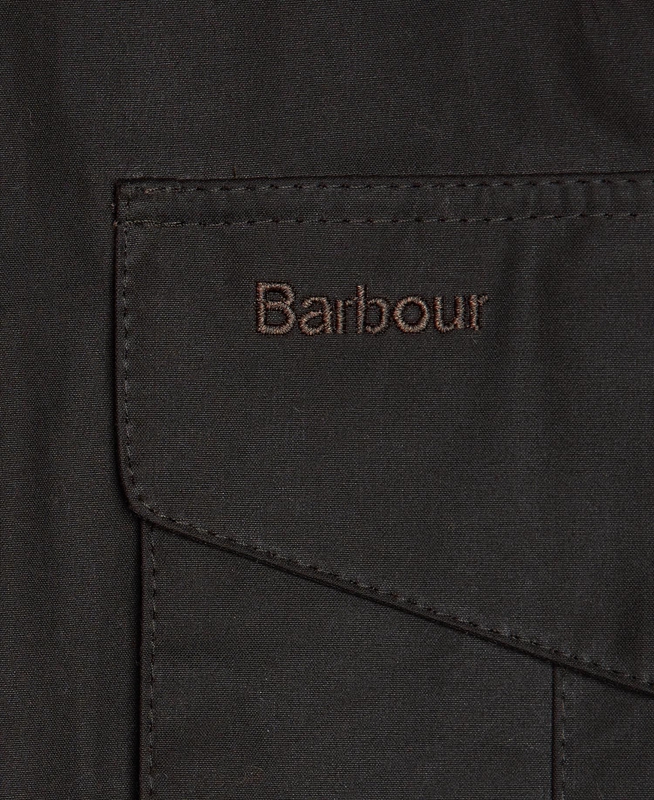 Barbour Hereford Men's Waxed Jackets Brown | DQSZ-30978