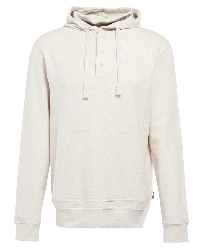 Barbour Hetton Men's Sweatshirts Cream | CAFU-20356