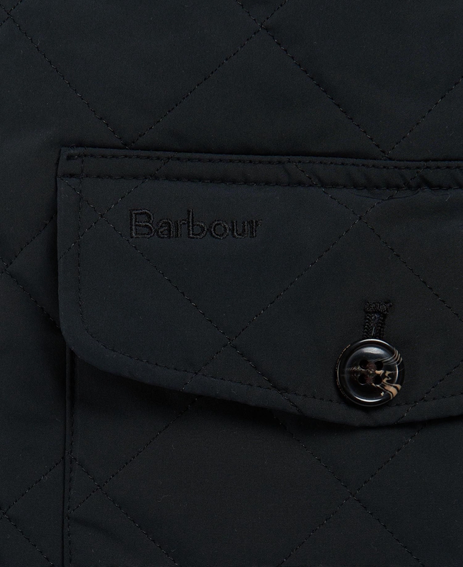 Barbour Hitchen Men's Quilted Jackets Black | CGYE-10963