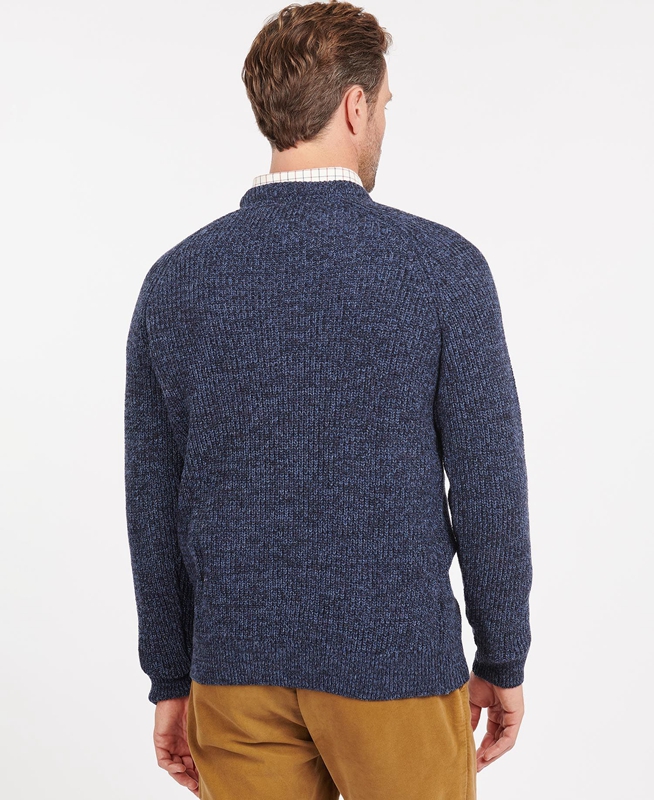 Barbour Horseford Crew Men's Sweaters Blue | XIKO-47120