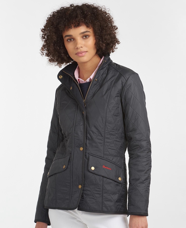 Barbour Jacke Cavalry Polarquilt Women\'s Quilted Jackets Black | HSRF-95281