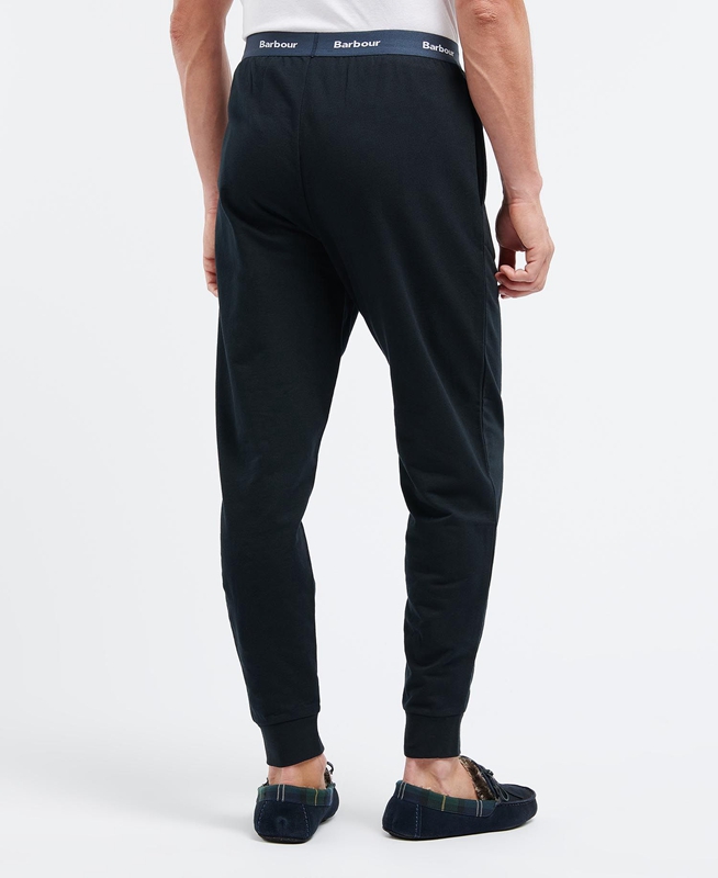 Barbour Jake Lounge Joggers Men's Pants Black | FHDQ-89230