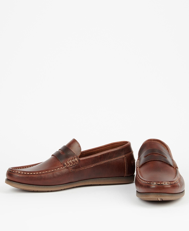 Barbour Kelson Men's Loafers Brown | NZUD-46097