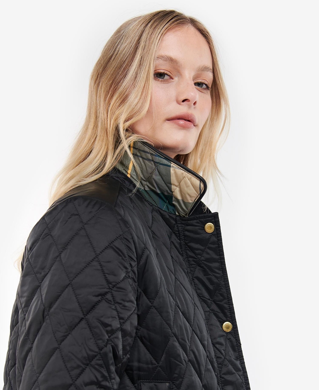 Barbour Kilmarie Women's Quilted Jackets Black | FBSM-16320