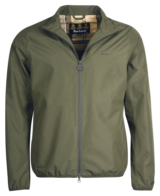 Barbour Korbel Men's Waterproof Jackets Olive | JCSM-35846