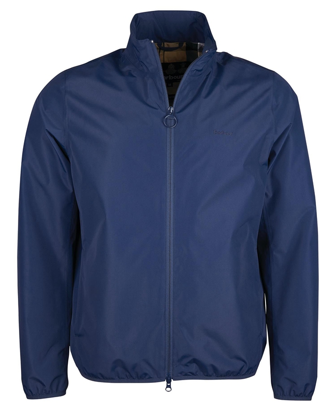 Barbour Korbel Men's Waterproof Jackets Navy | KSNB-89573