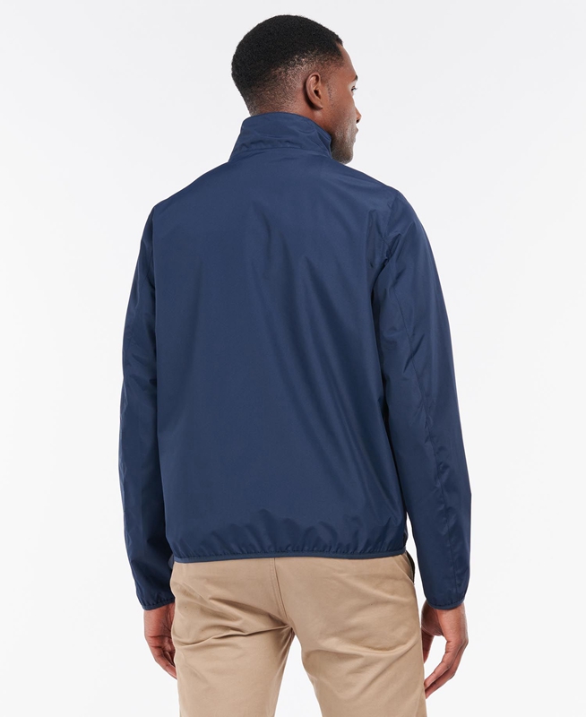 Barbour Korbel Men's Waterproof Jackets Navy | KSNB-89573