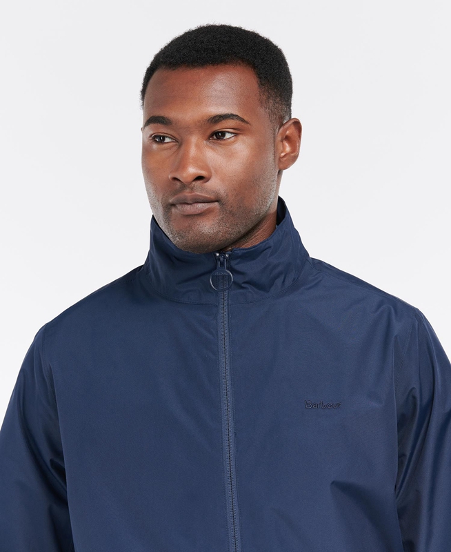 Barbour Korbel Men's Waterproof Jackets Navy | KSNB-89573