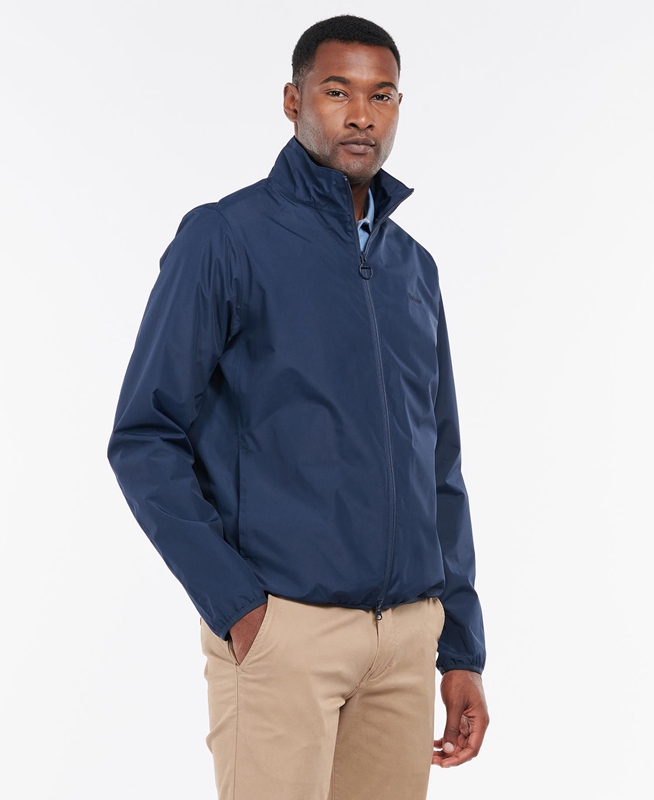 Barbour Korbel Men\'s Waterproof Jackets Navy | KSNB-89573