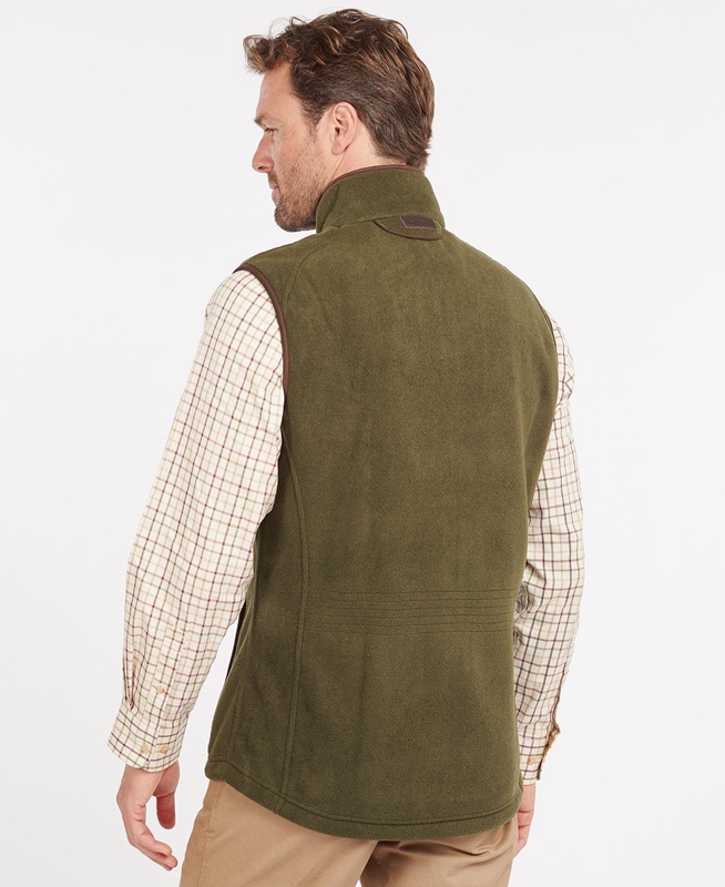 Barbour Langdale Men's Vest Green | MBTG-48072