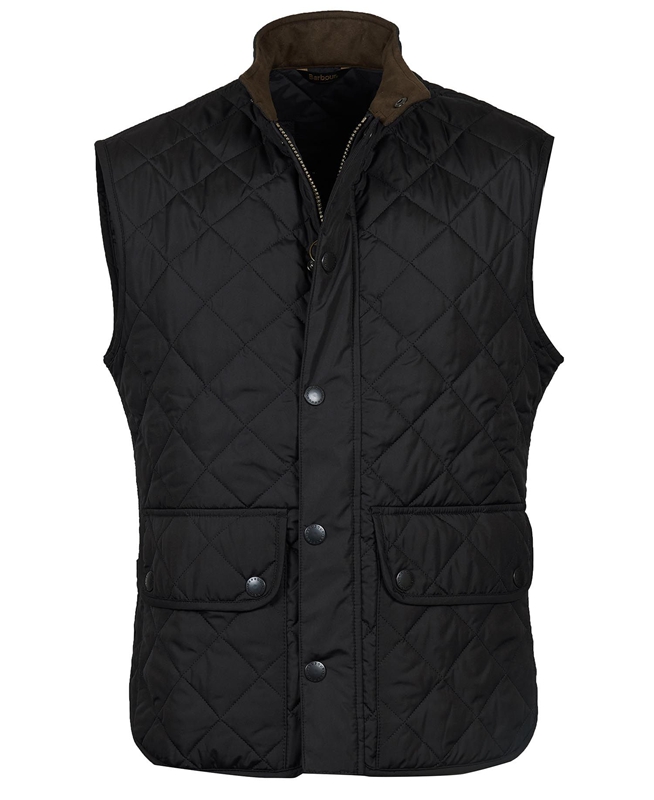 Barbour Lowerdale Men's Vest Black | CZTS-60147