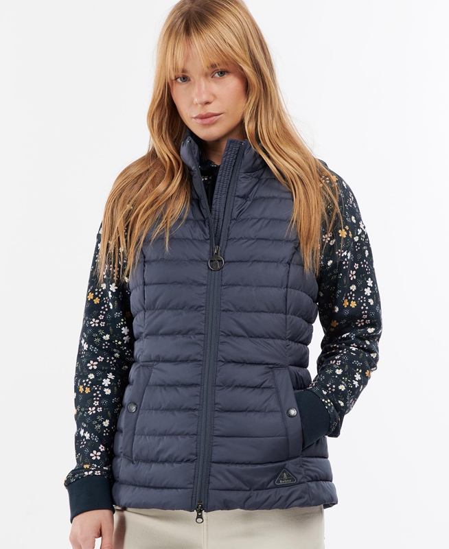 Barbour Morwick Women's Vest Navy | TVGD-94823