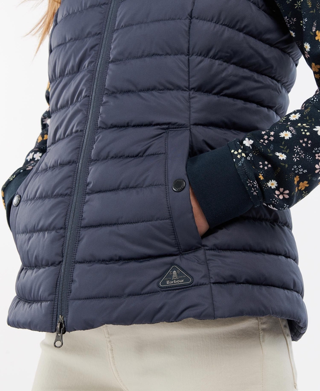 Barbour Morwick Women's Vest Navy | TVGD-94823