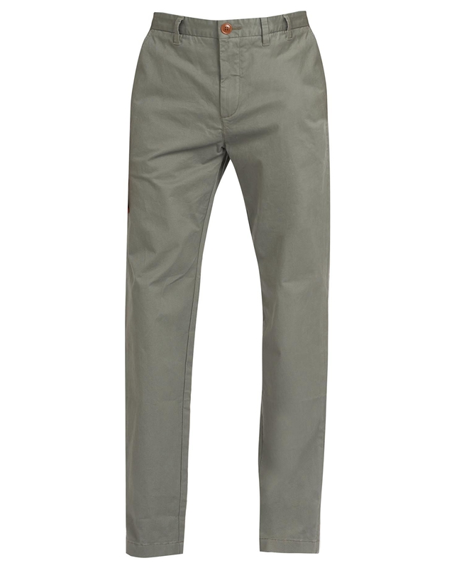 Barbour Neuston Essential Chinos Men's Pants Olive | ICGP-19405