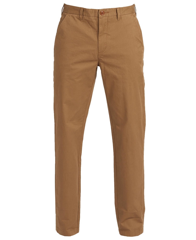 Barbour Neuston Essential Chinos Men's Pants Beige | OHEW-52684