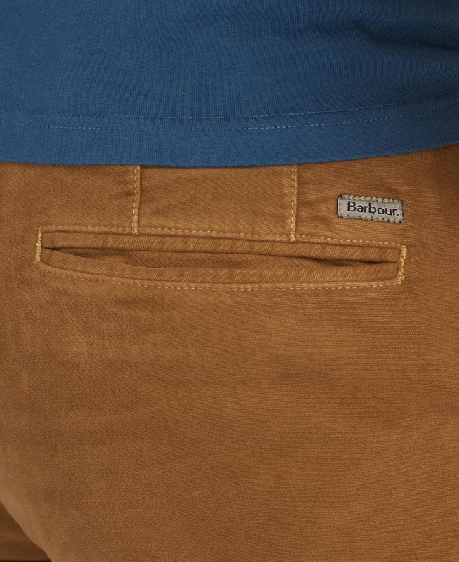 Barbour Neuston Moleskin Trousers Men's Pants Beige | BEDS-57486