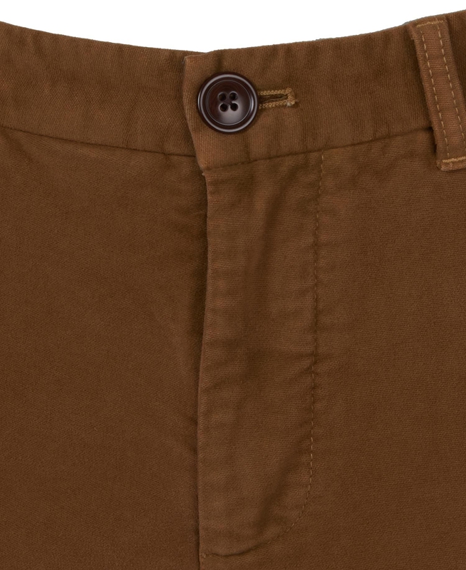 Barbour Neuston Moleskin Trousers Men's Pants Beige | BEDS-57486