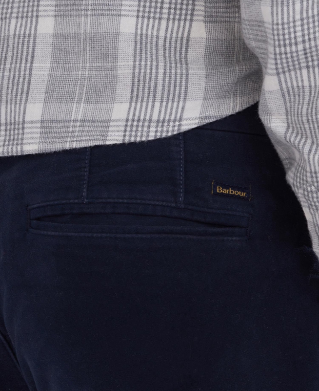 Barbour Neuston Moleskin Trousers Men's Pants Blue | HTSA-57639